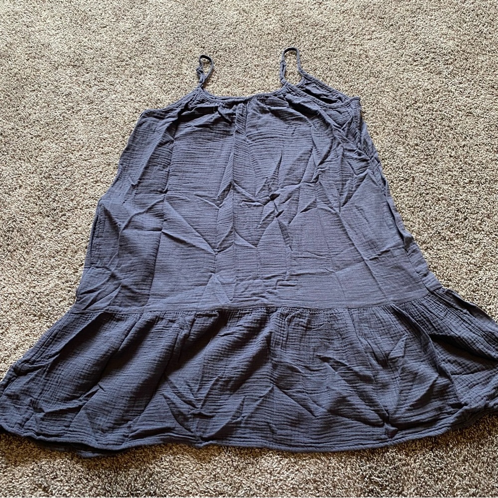 Universal Thread Blue Ruffle Dress - Picture 2 of 7